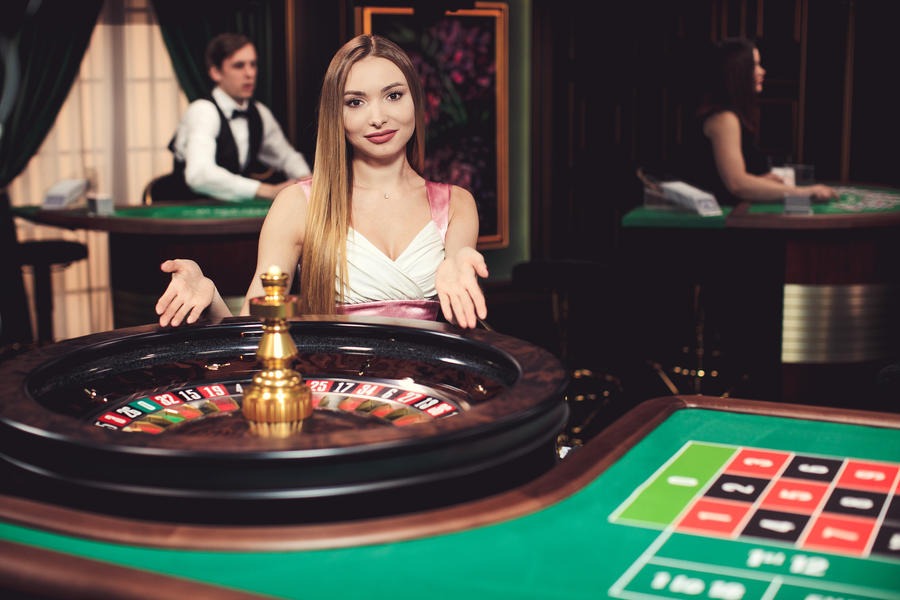 บรรยากาศโต๊ะเกมสดสำหรับเลือกดูผ่านแพลตฟอร์ม pay69